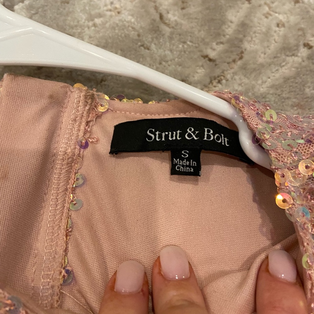 Pink Sequin Set ! Size small - Picture 7 of 7